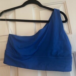 Lululemon Blue One-Shoulder Bra